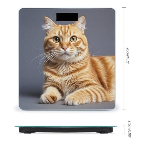 Báscula digital de baño para peso corporal con plataforma amplia miniatura 2