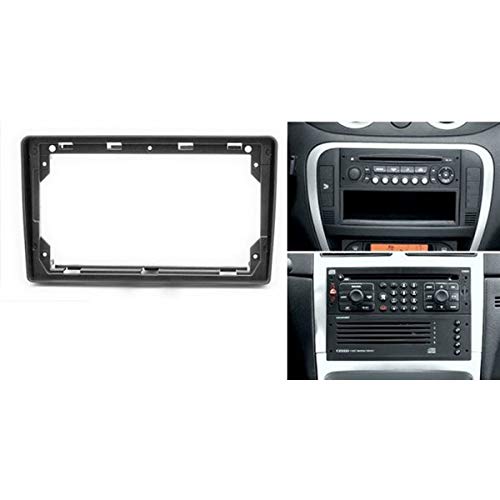 Sound-way - Kit Montage Cadre façade Adaptateur autoradio 9" Pouces Compatible avec Citroen C2 C3 Berlingo Jumpy - Fiat Scudo - Peugeot 207 - KA22-091