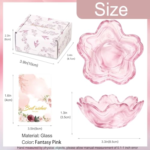 Image of Gifts for Women Flower Jewelry Dish Ring Holder Dish Bathroom Vanity Organizer Pink Room Decor Aesthetic Nightstand Bedroom Decor Trinket Dish Small Bridesmaid Bridal Friendship Wedding Birthday Gifts
