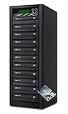 Bestduplicator Pro HD Series - 11 Target External Disc DVD/CD Duplicator with 500GB Hard Drive, Built-in 24X BD Certfied Burners
