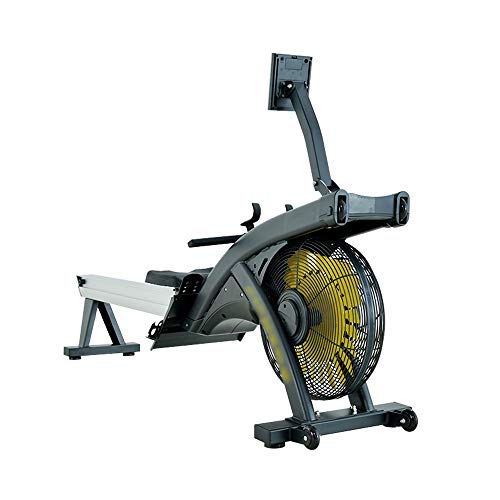 Image of Rowing Machine Foldable Resistance Adjustable Indoor Multi Functional Sports and Advanced Driving Belt System Super Smooth Slideway