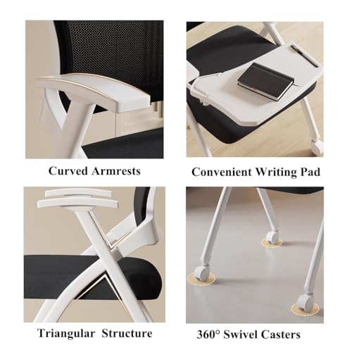 Chaise de bureau ergonomique pliable contre le manque d'espace - 8