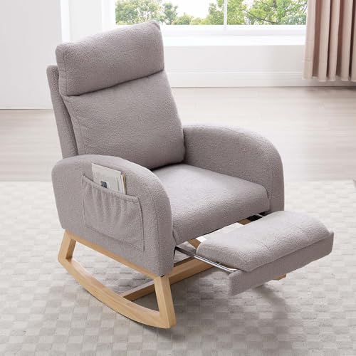 40 Teddy Nursing Rocking Chair with Footrest