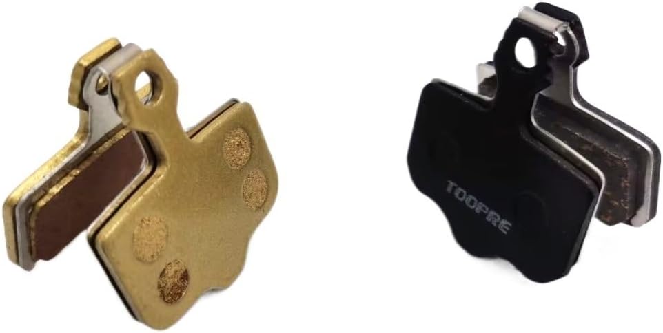 Scooter Parts Front & Rear Brake Pads for Segway Ninebot GT1/GT2 Super Powerful Electric Scooter Front Rear Disc Brake Pad Parts Long Service Life(2 Pair Golden)