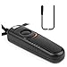 Shutter Release Cable, Pixel RC-201 CB1 Remote Release Cord Compatible for Olympus E1 E3 E5 E10 E20 Cameras Replaces Olympus RM-CB1