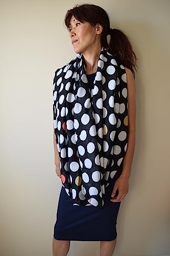 City Mod Dots & Dots Polka Dot Lovely Infinity Fashion Scarf3