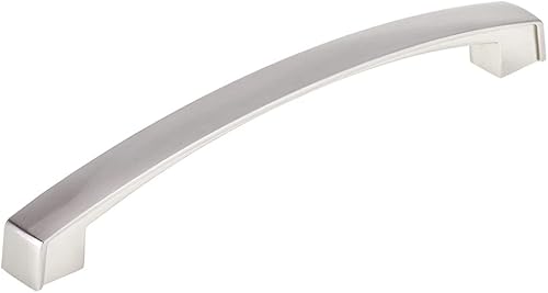 Miniatura 4 de Richelieu Hardware BP825296195 Boisbriand Collection - Tirador de transición de níquel cepillado de centro a centro, 3 34 pulgadas (3.780 in) para