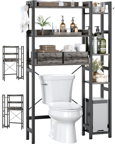 Besiost Over The Toilet Storage with 2 Drawers - 7