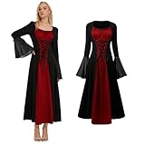 Facile à assortir : cette robe gothique se marie sans effort avec la plupart des chaussures, des talons aux baskets, vous pouvez également superposer des jeans ou des leggings en dessous pour rester au chaud, vous permettant de personnaliser la tenue à votre goût personnel.
