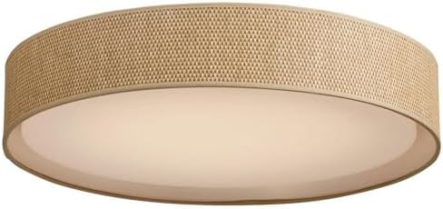 Maxim Prime - 32W 1 LED Flush Mount in Modern Style-5.5 Inches Tall and 25 Inches Wide-Grass Cloth Finish