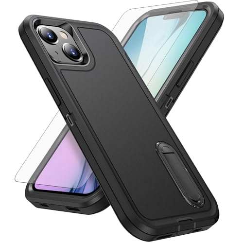 Coque de téléphone pour iPhone 15 Plus finition mate élégante et épurée Noir HW3FZJ