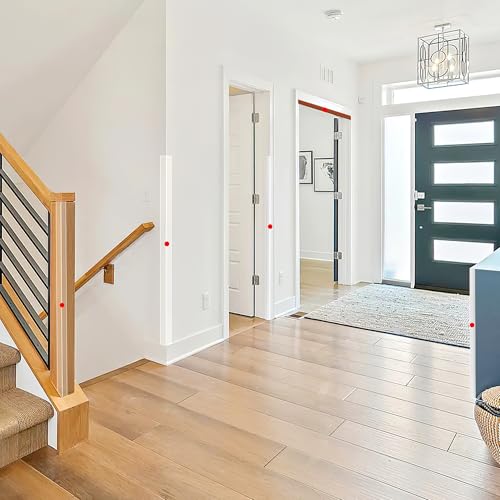 Image of MONOID Wall Corner Protector - Pack of 12 Self Adhesive Corner Guards for Walls Edge Protection - 1.18 inch x 1.18 inch x 47.2 inch, Easy to Apply - No Tools Needed