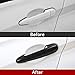 4PCS Car Door Handles Cover Sticker Carbon Style ABS Decal Trim Exterior Accessories fit for BMW E90 E92 E93 F30 F34 3GT F32 F33 F36 E84 E70 E71 F25 F26