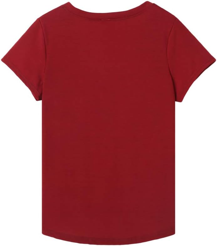 MyFav Women's Sleepwear Soft Red Wine Printed Short Sleeve Pyjama Capri Set 3 4169kuyJJRL. AC SL1000