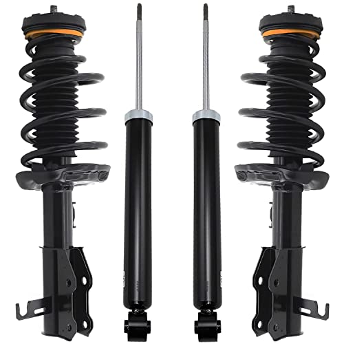 Image of Detroit Axle - Front Struts w /Coil Springs Rear Shock Absorbers Replacement for 2011-2016 Buick LaCrosse FWD 2.4L