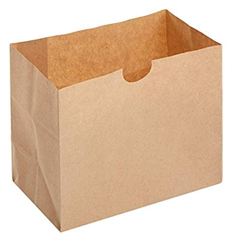 American Metalcraft SBN4 Mini Snack Bags - Grease-Resistant Disposable Takeout Packaging 4-1/4″ L 2-1/2″ W 3-3/4″ H - Natural Kraft Paper Pack of 250