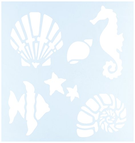 Clear Scraps Plantillas (30,4 x 12-Inch-Ocean Amigos