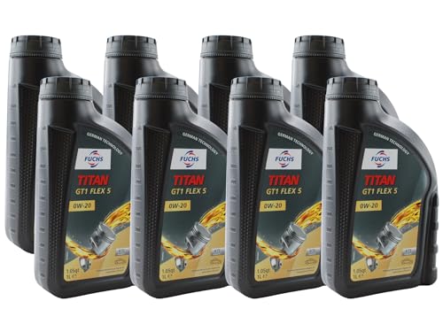 Aceite para motor Fuchs Titan GT1 Flex 0W-20 8x1L