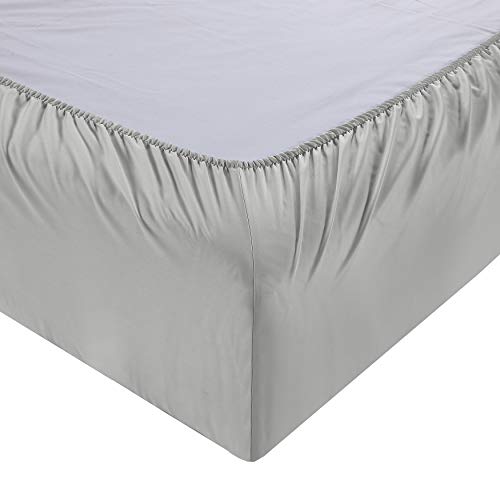 Elinen 100% Tencel Sheet Set - King Size 4 Piece Sheets With Deep Pockets Up To 18 Inches - Luxuriously Cooling, Super Soft & Silky Sateen Weave Lyocell Bed Sheets In Grey (King) #TOP3