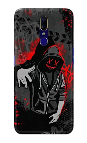 Image of Printed Hard Back Cover for Oppo F11 Back Cover (Hoodie Rapper) -190724(EA)