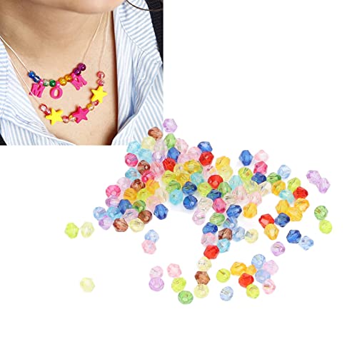 Pssopp 2000pcs Faceted Beads,Faceted Shape Beads Assortments Supplies for DIY Jewelry Making Bracelets Anklets Earrings Key Rings Decorations - Image 4