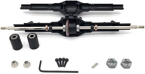 Eje Caja de onda trasera Engranaje diferencial Asamblea piezas de repuesto 112 para Wltoys 12428 12423 RC Rock Crawler Accesorio Pieza