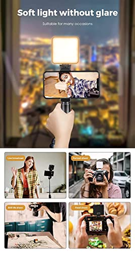 Image of LED Video Light,Camera Light,Computer Light for Zoom Meeting Photography Lighting with Dimmable and Rechargeable Video Conference Lighting Compatible for Camera Selfie Stick Tripod Laptop Cellphone