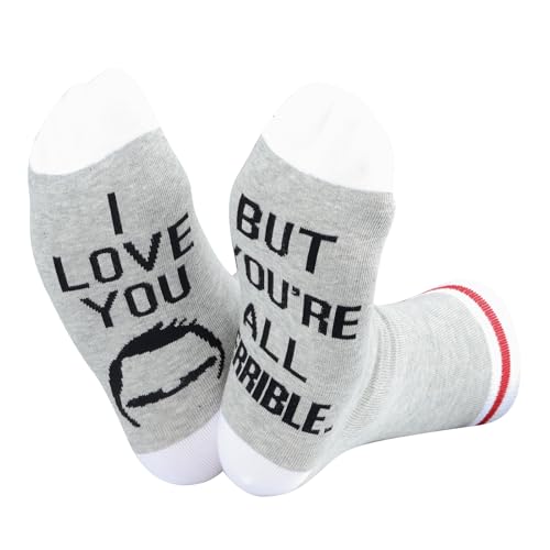 TSOTMO Burgers Gift TV Show Merchandise Gift Novelty Cartoon Socks Gift For Bobs Fans Bob Belcher Socks Couple Gift (U.Terrible Socks)