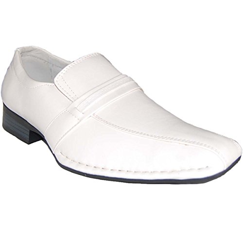 Shoe Artists White Leather Lined Slip ONS