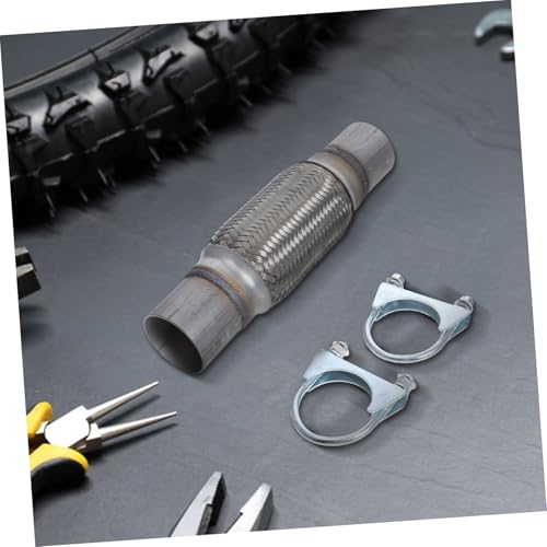 Abrazadera de escape inoxidable para manguera flexible de coche 7