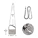 Montana West Rhinestone Clutch Purse Crystal Evening Handbags for Wedding Party Silver Purses for Women Bling Wallet with Diamonds MWL-019-WT