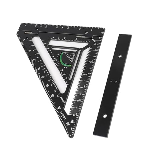 Règle triangulaire pour la menuiserie et l'aménagement intérieur de structures de bois