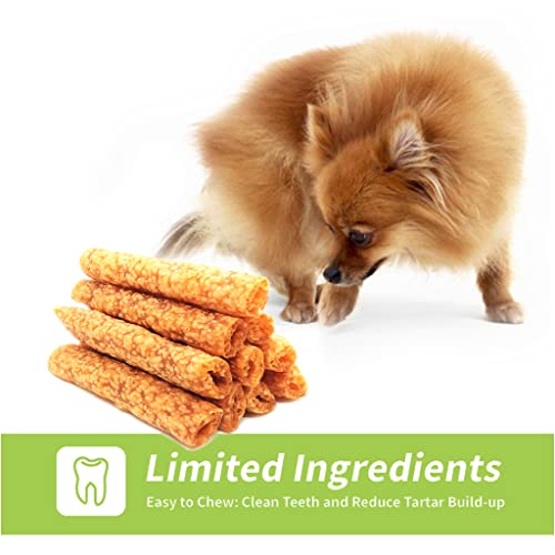 Chewruffic Chicken Dog Chew Sticks, Puffed Human Grade Dog Treat Sticks, Rawhide Alternative, Easy To Digest 10Pcs/Pack #TOP6