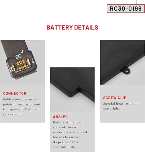 Image of Wefly RC30-0196 Laptop Battery Compatible for Razer Blade Stealth 2016 2017 i7-7500u i7-8550u RZ09-01962E10 RZ09-01962E20 RZ09-01962E52 RZ09-01963E32 RZ09-01962W10 RZ09-0239 RZ09-02393E31 RZ0902393E32