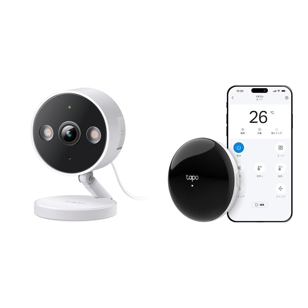 【新品未開封】 Tapo 防犯カメラ2つ ハブ1つセット TP-Link Tapo フルワイヤレスセキュリティカメラシステム(カメラ