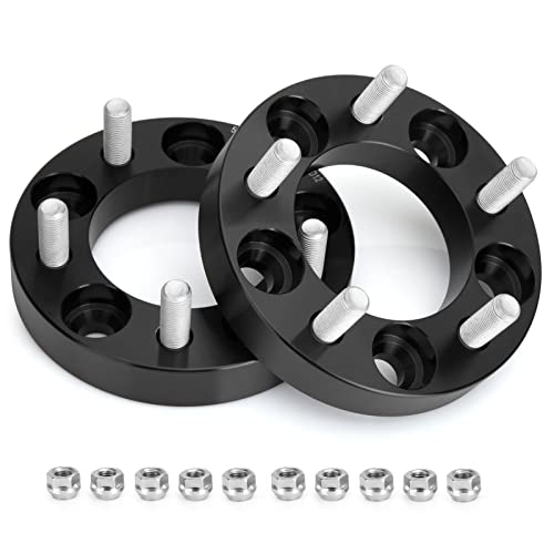 5x4.5 Wheel Spacers 1" for TJ XJ YJ ZJ KJ KK, 2 Pack 5x114.3 to 5x114.3 Wheel Adapters 1/2" Studs 5Lug 82.5mm Bore for JEE-p Wrangler Liberty Cherokee for-d Victoria Ranger Explorer Falcon Mustan-g