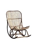 SIT® Rattan‑Schaukelstuhl – naturbelassen, handgefertigt, montiert, B ca. 68 × H ca. 102 × T ca. 102 cm, Wohnzimmer‑ & Lounge‑Sessel