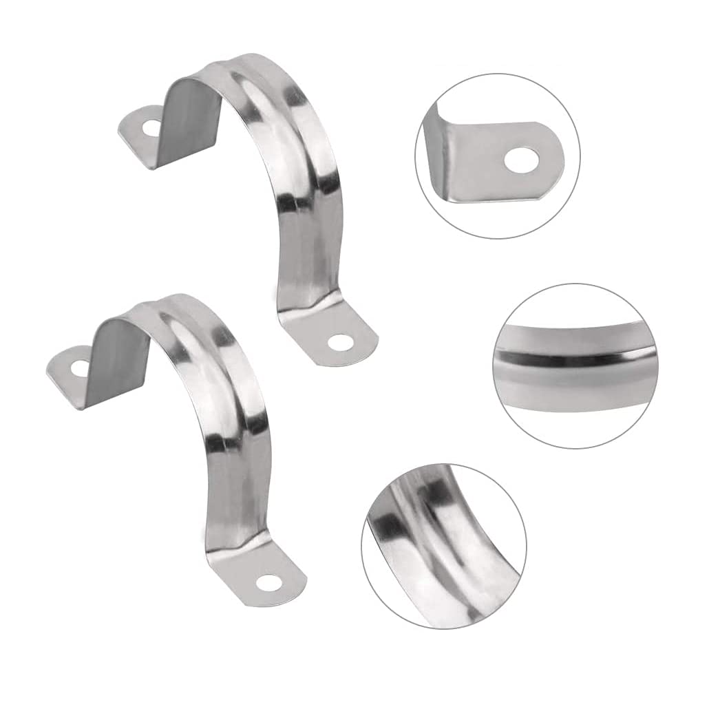 Lotto 50 Pezzi Fascette Inossidabili 50 Morsetti Per Tubi Industriali In Acciaio Inox Goliath SSHC34 – Diametro 1/2" - 3/4" (13-19 Mm) Morsetti Tubi Acciaio Inox - Foto 12