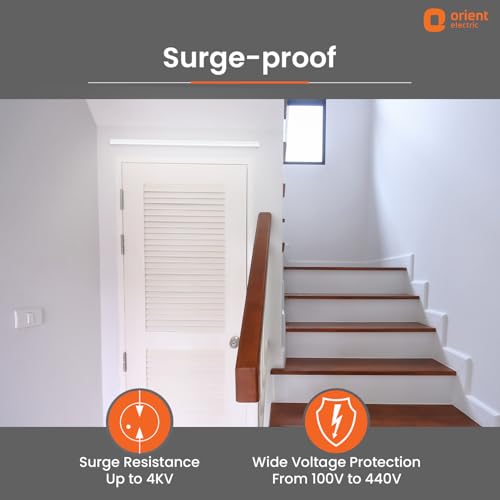 Image of Orient Electric 10W Grace Pro LED Batten | Up to 4 kV Surge Protection | 1000 lumens| LED Tubelight for Home| Sleek & Stylish Design| 6500K, Cool White| Pack of 1