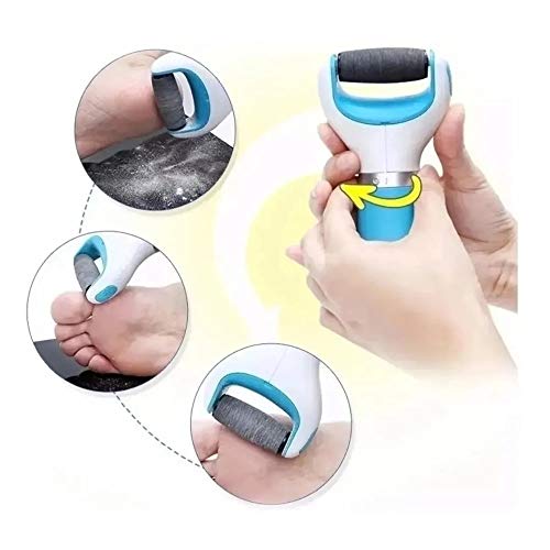 Lixa Elétrica Rotativa Pé Calcanhar Esfoliante De Calos Pedicure Portátil