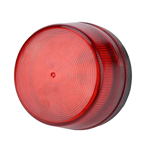 Dioche Feu Clignotant Portail, Lumiere Stroboscopique, 1 Lampe LED Clignotante, Rouge Alarme de Sécurité, Signal Stroboscopique, Voyant D'avertissement