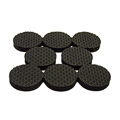 TruGuard Richelieu America LTD 23284TV TG 16PK 1" BLK Self-Adhesive Grip Pads, Black, 10 Piece