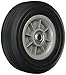 Shepherd Hardware 9600 8-Inch Hand Truck Replacement Wheel, Solid Rubber, 2-1/2-Inch Ribbed Tread, 5/8-Inch Bore Offset Axle