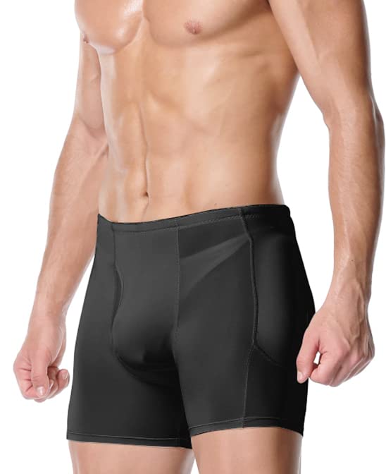 bslingerie Mens Hip Enhancer Shorts Underwear Boxer Shapewear Butt Lifter2