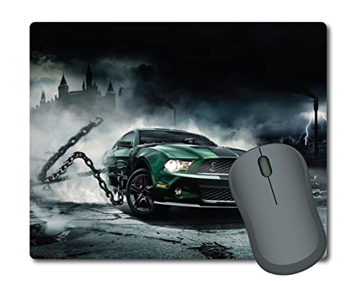 woopme® Car Theme Printed Mouse Pad Compatible for Laptop Computer Desktop PC Girls Kids Gaming Non Slip Rubber Base L x H 24 x 20 CMS - Image 2