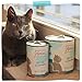 MjAMjAM - Premium Nassfutter für Katzen - Quetschie - zarte Ziege an leckeren Möhrchen, 6er Pack (6 x 300 g), getreidefrei mit extra viel Fleisch
