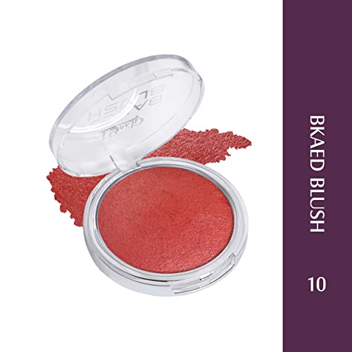 Image of Glam21 Baked Blusher | Highly Pigmented, Long Lasting | Illuminating Glow Finish | Smooth & Blendable Texture |Stays up to 8 hours | For All Skin Types | 6gm | Shade-10