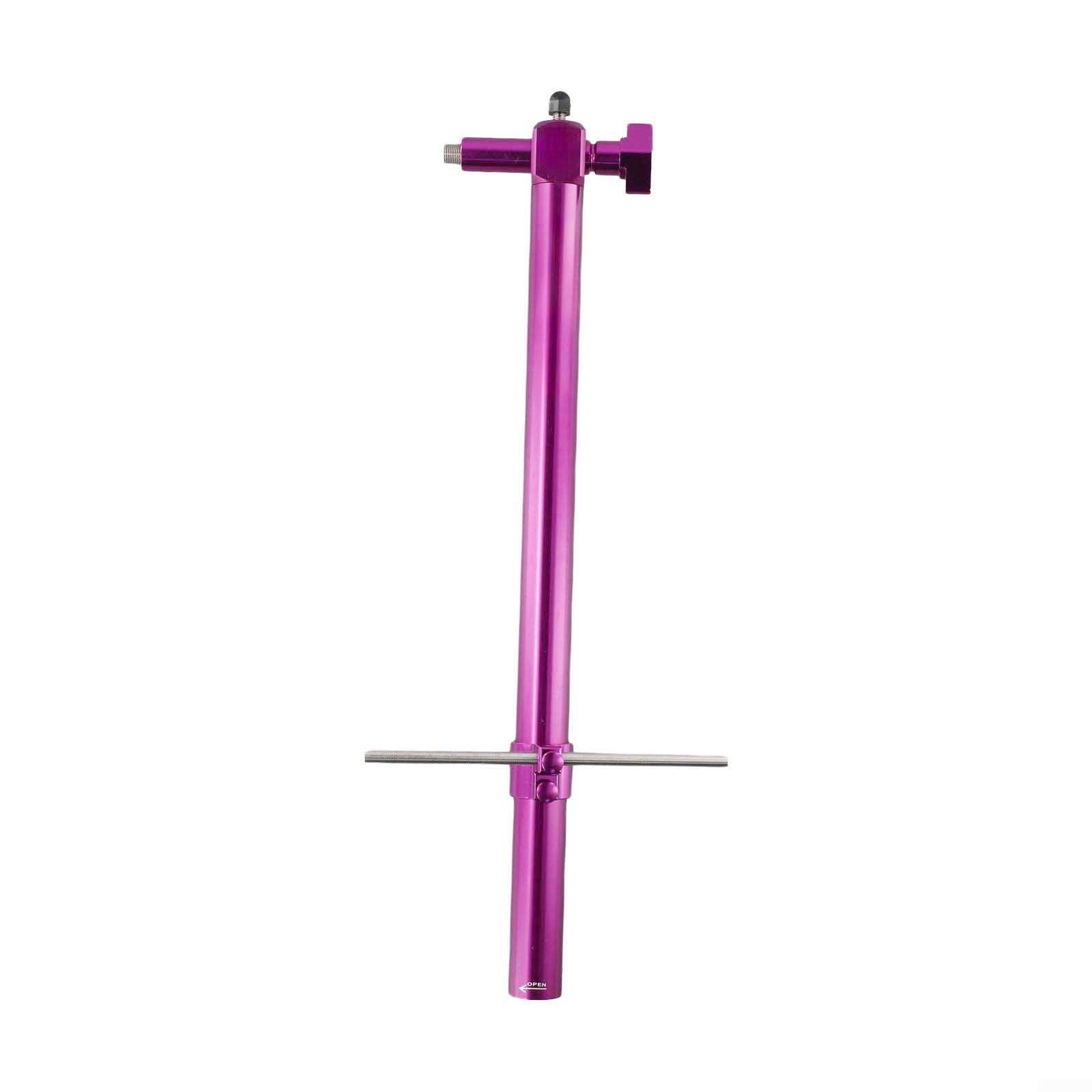 Herramienta de nivelación de manillar de bicicleta, ajuste de simetría de palanca de control dual para bicicletas de carretera, alineación izquierda y derecha (morado)
