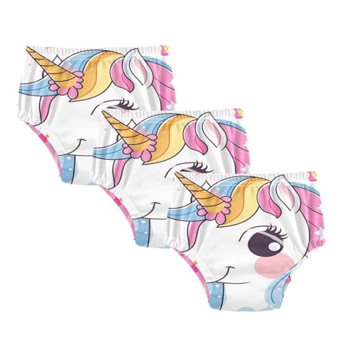 Coikll Cute Horse Toddler Training Underwear Waterproof Baby Pee Pants -2T