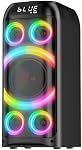 Haut-parleur Bluetooth, 160W Peak Powerful Loud Stereo Sound Deep Bass Wireless Boombox Portable Haut-parleurs de grande partie avec Subwoofer TWS L'appariement dynamique LED Lumière pour des événements de camping en plein air